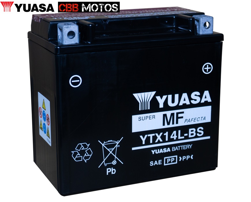 BATERIA de moto YUASA YTX14L-BS