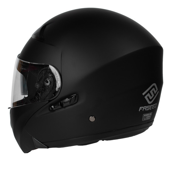 Casco moto faseed 901 abatible negro opaco con sun visor