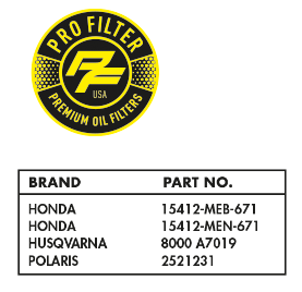 HON/HUSQ/POL CARTRIDGE VARIOS  PF-116