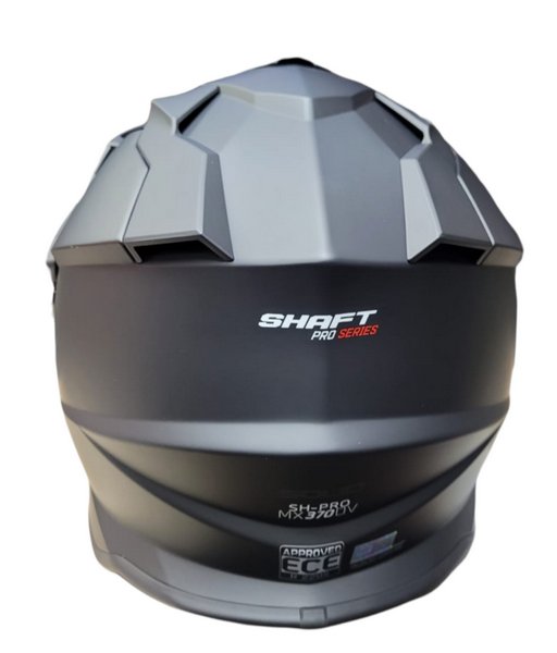 CASCO MULTIPROPOSITO SHAFT PRO MX-370 SOLID NEGRO