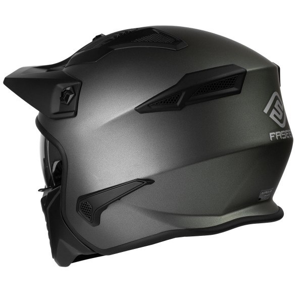 Casco moto faseed 726x dual abierto titanio matte