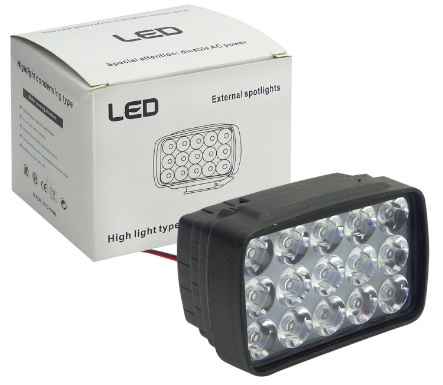 Neblinero De 15 LED Para Moto, 12Volt 121560