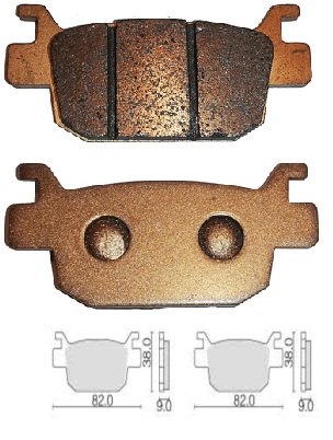 PASTILLA FRENO PROTECH LMP-432 (BENELLI TNT25/TNT300 TRASERA) (F140) 11440