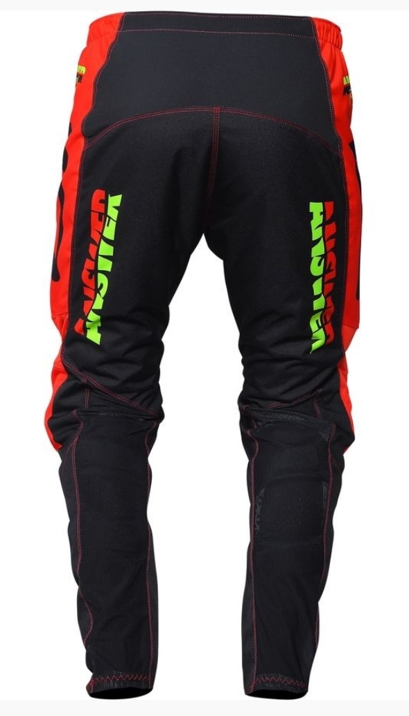 Conjunto  Answer Syncron Pro Glo Niños Red/Black/Hyper Acid