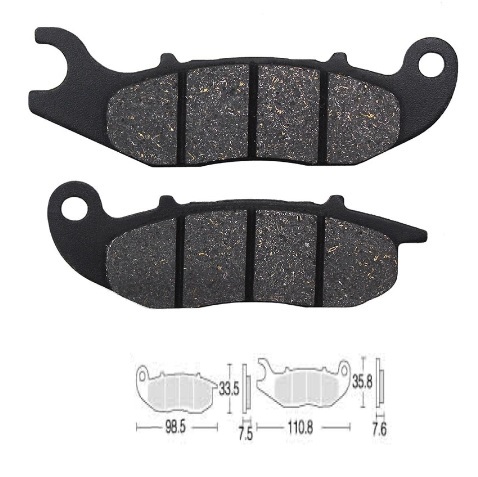 PASTILLA FRENO PROTECH LMP-459 (CRF-250L DEANTERA) (F026B)