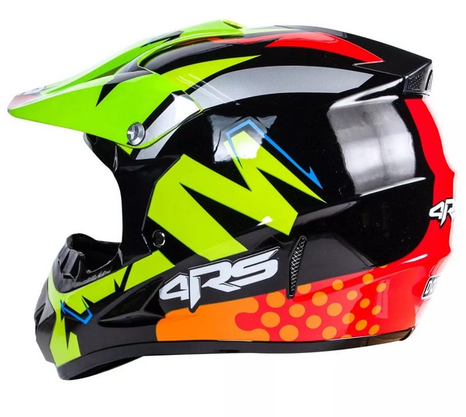 Casco Enduro junior color fluor 818-1