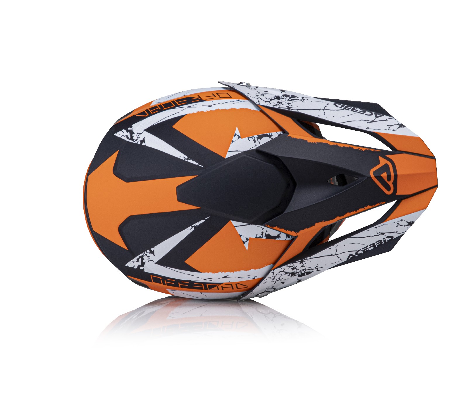 Casco Cross Enduro ACERBIS naranjo