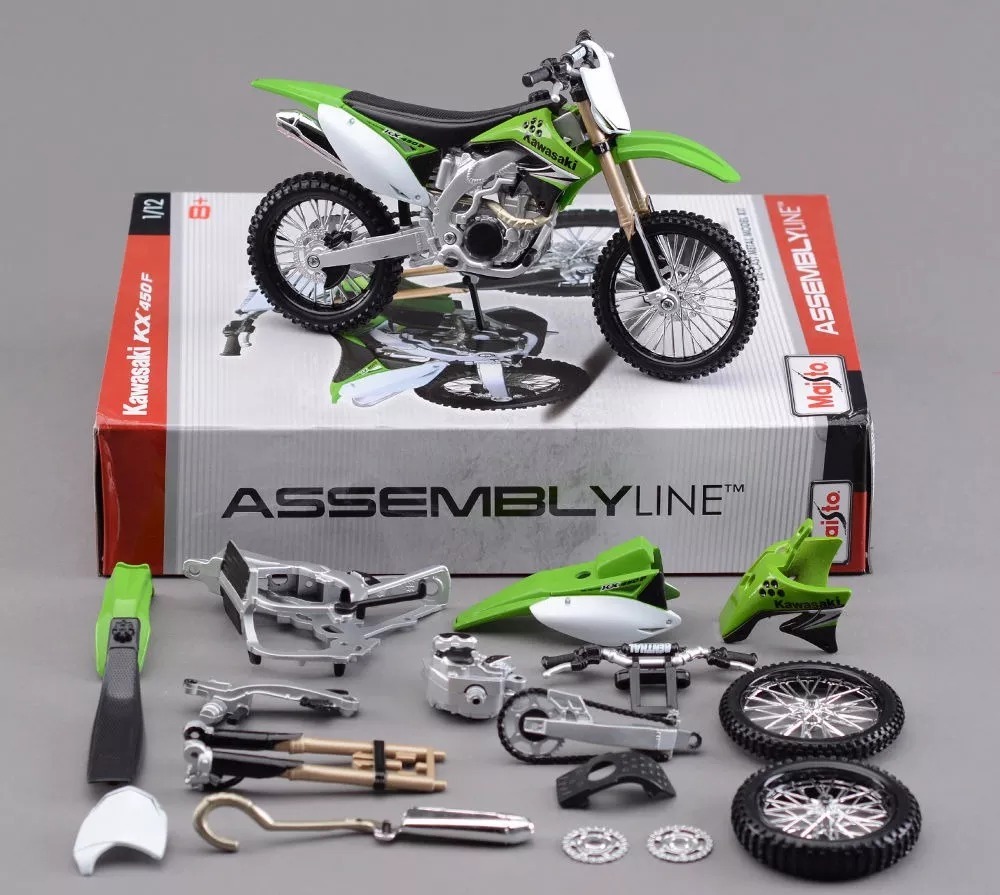 Maqueta a escala 1/12 KAWASAKI KX 450F..