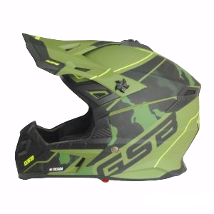 Casco Cross Enduro GSB verde