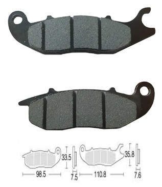 PASTILLA FRENO PROTECH LMP-397(INVICTA DELANTERA) (F026)11431