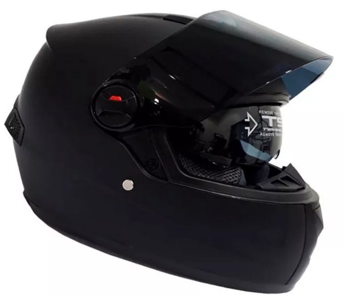 Casco GHB negro Matte mica tinteada (M-L)